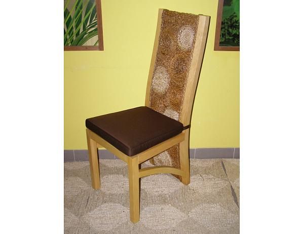 Jídelní židle CAUCEDOS, borovice, banánový list - FORLIVING