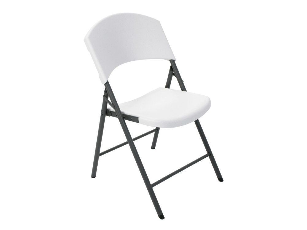 Skládací židle bílá / černá Dekorhome - DEKORHOME.CZ