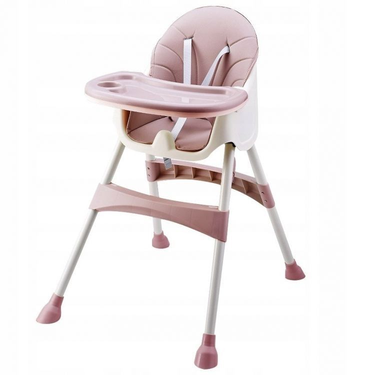 Dětská jídelní židlička 2v1 Pink EcoToys - Houseland.cz