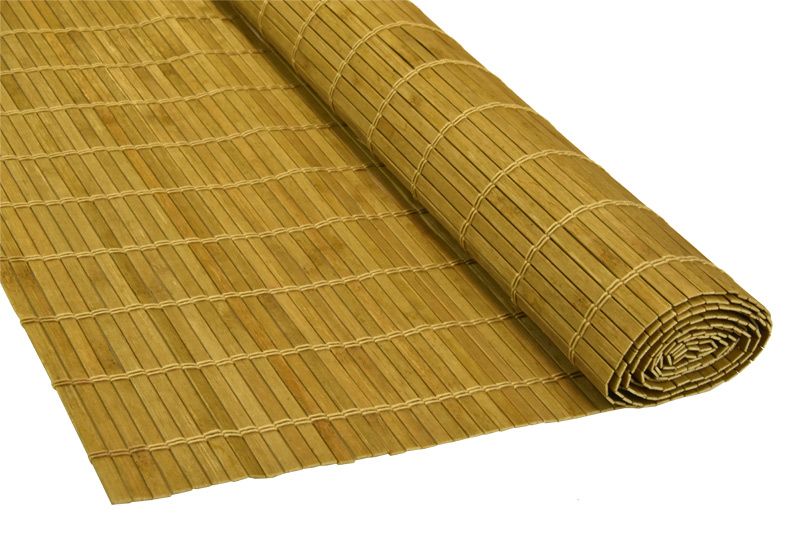 Vingo Bambusová rohož za postel světle hnědá Šířka rohože: 50 cm, Délka rohože: 200 cm - Vingo