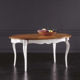 Oválný stylový rustikální stůl Mdum