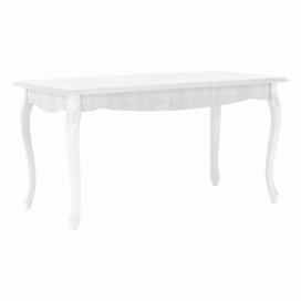 Jídelní stůl DA19, sosna bílá, 146x76 cm, VILAR Mdum