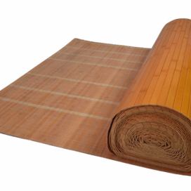 Vingo Oranžová bambusová rohož za postel - metráž Šířka rohože: 90 cm, Délka rohože: 1200 cm