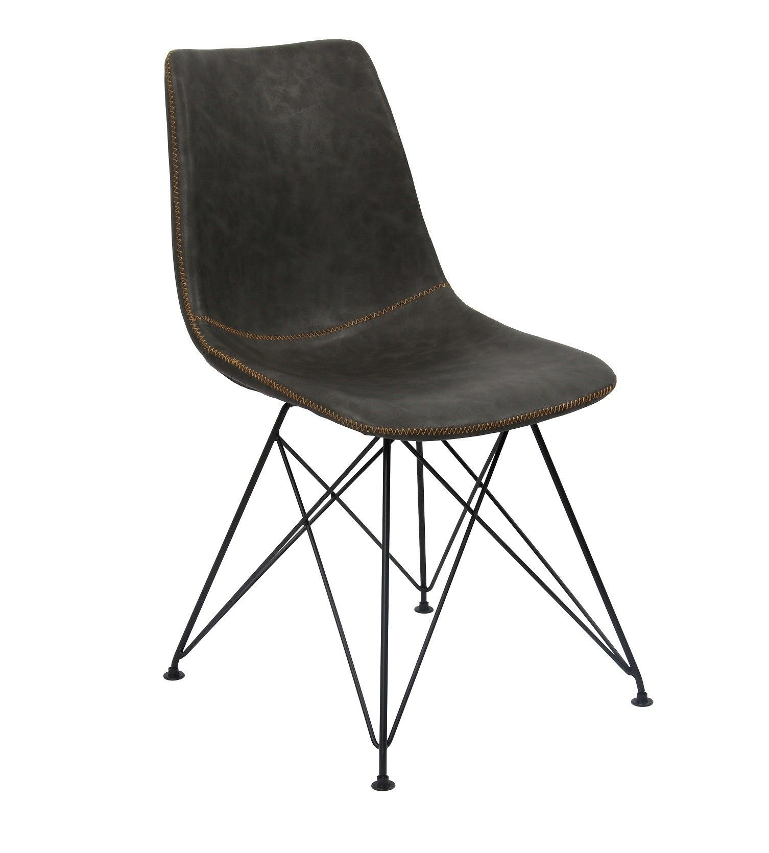 Antracitová židle/křeslo Jace - 43*57*81 cm Collectione - LaHome - vintage dekorace