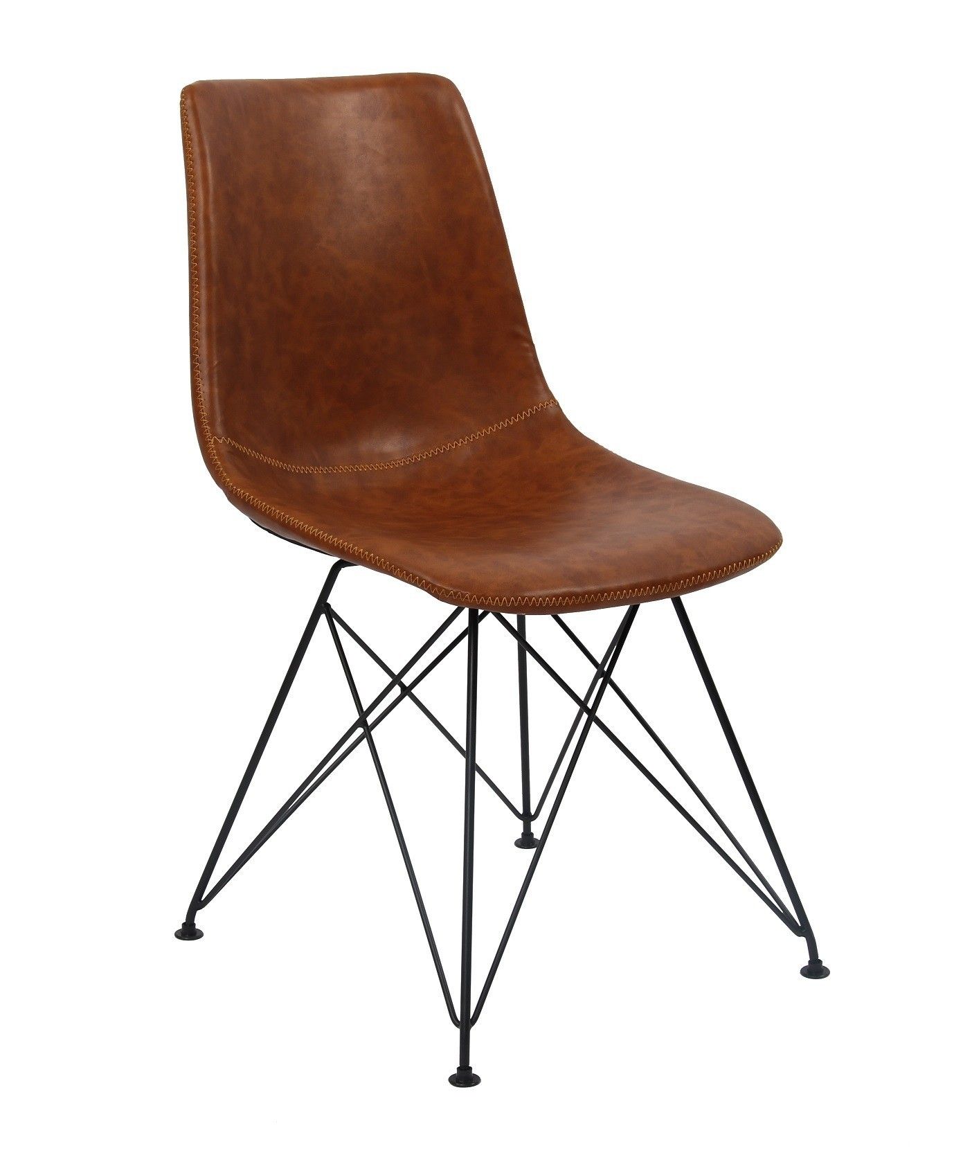 Koňaková židle/křeslo Jace - 43*57*81 cm - LaHome - vintage dekorace