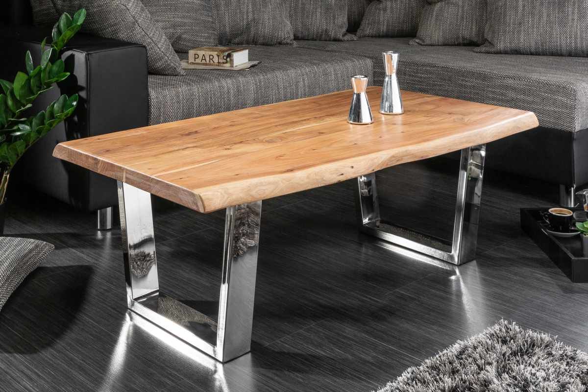 LuxD Designový konferenční stolek Massive, 110 cm, akácie honey - Estilofina-nabytek.cz