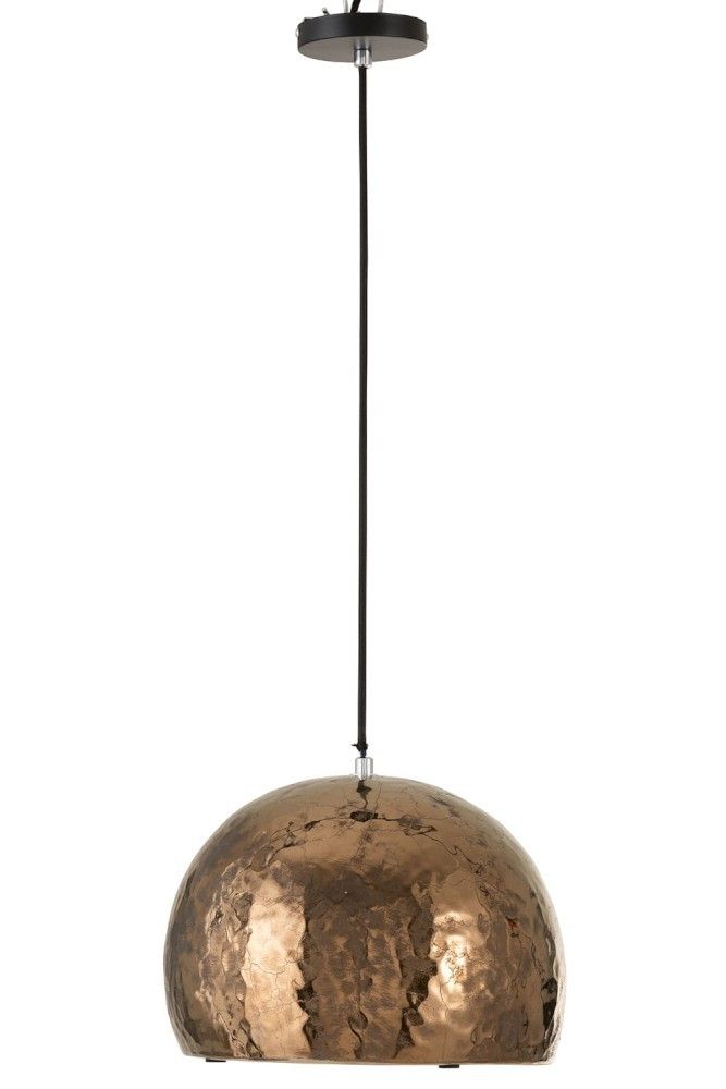 Bronzové keramické stropní světlo Globe bronze - Ø 30*132 cm J-Line by Jolipa - LaHome - vintage dekorace