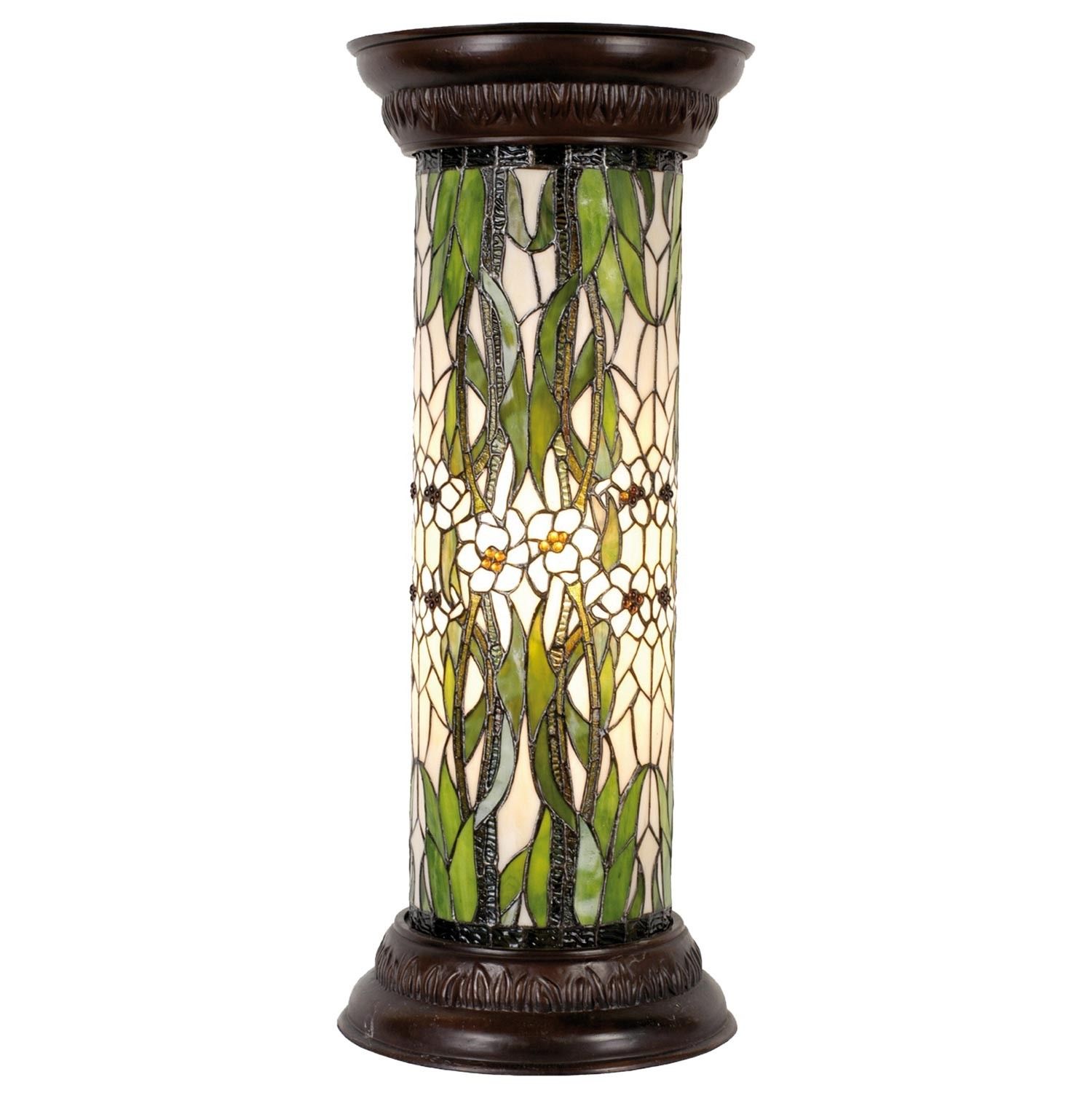 Stojací lampa Tiffany - Ø 31*78 cm 1x E27 / Max 60W Clayre & Eef - LaHome - vintage dekorace