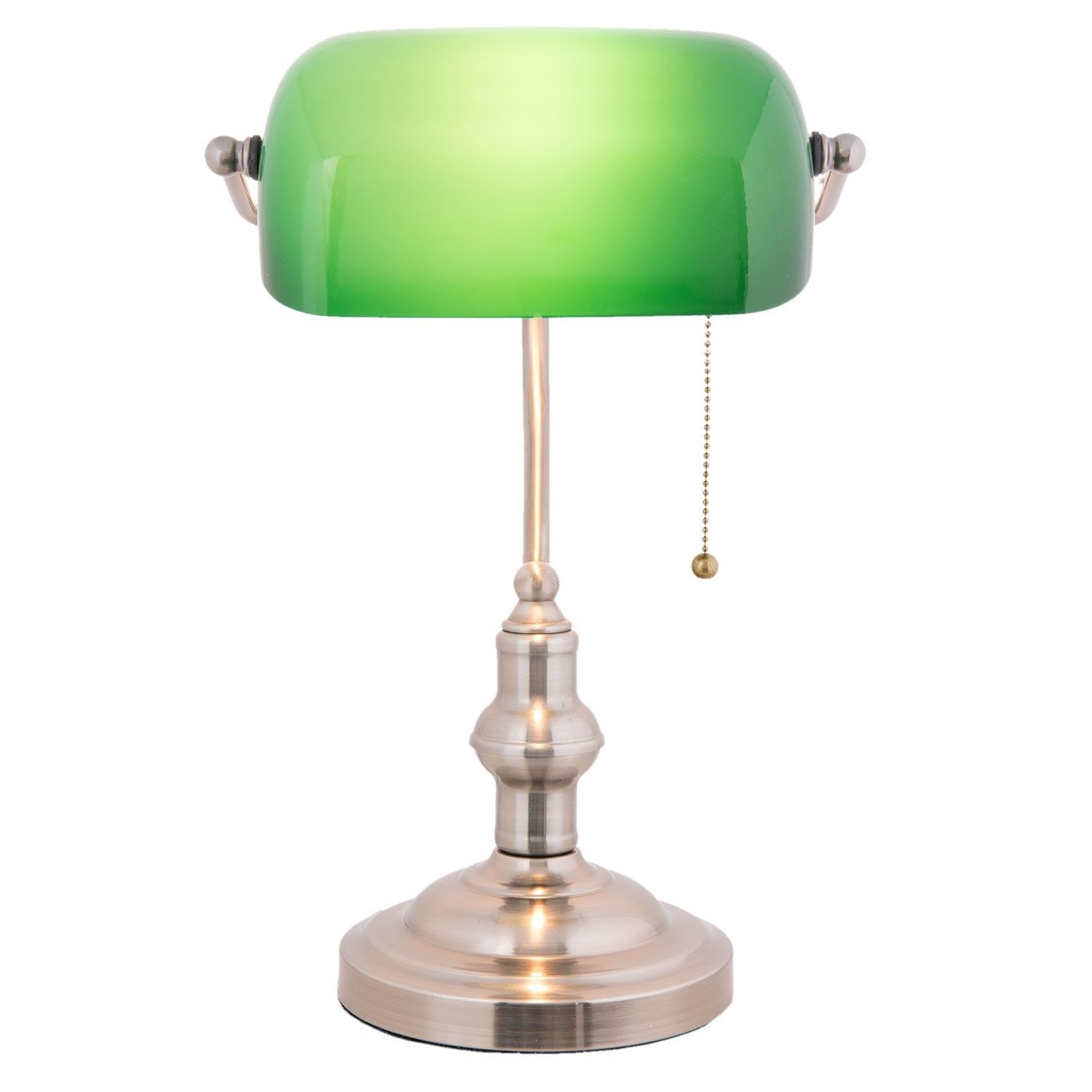 Stolní bankovní lampa GreenBank - 27*17*41 cm E27/60W Clayre & Eef - LaHome - vintage dekorace