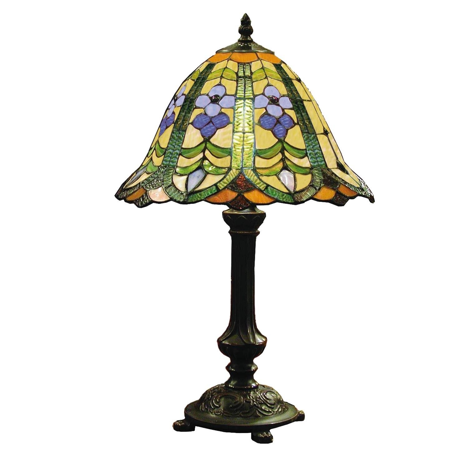 Stolní lampa Tiffany - Ø 30*48 cm 1x E14 Clayre & Eef - LaHome - vintage dekorace