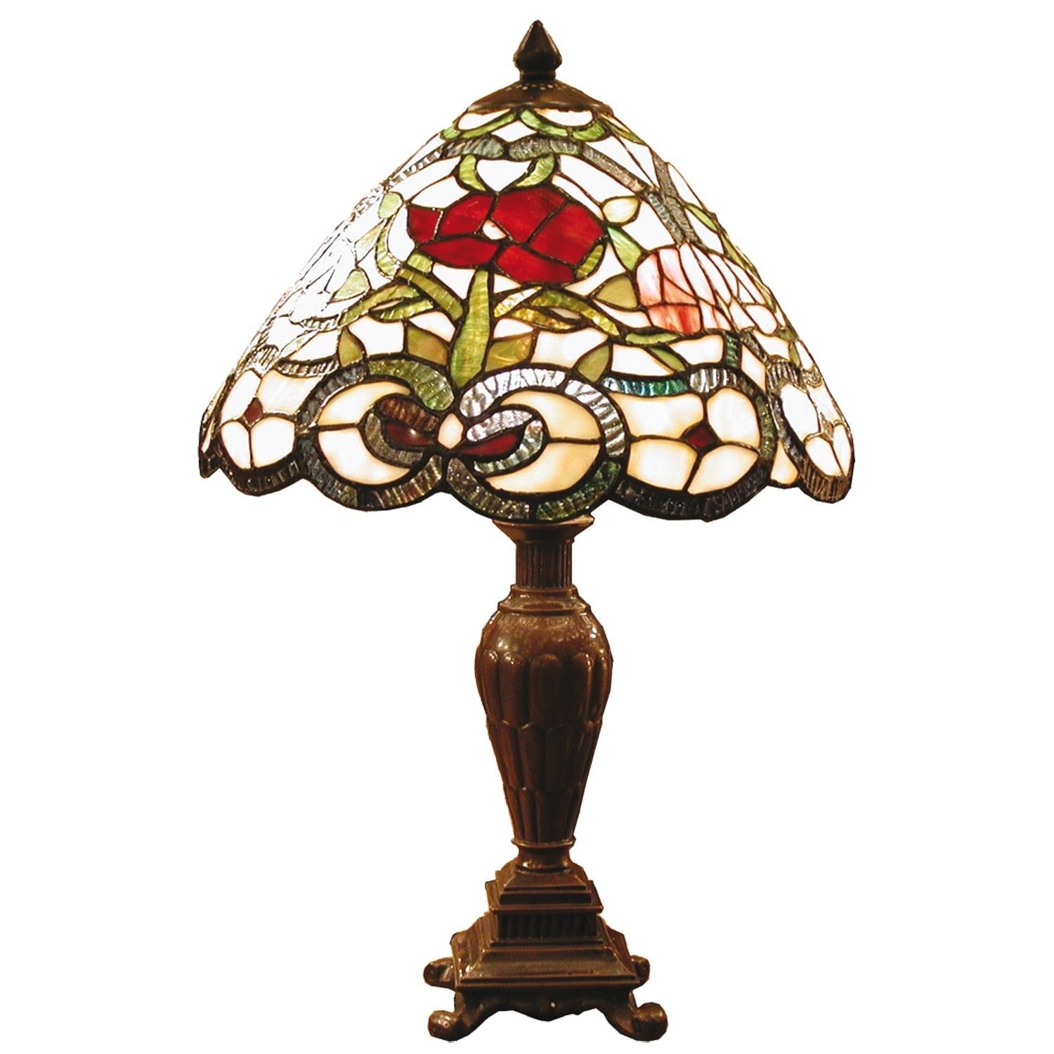 Stolní lampa Tiffany - Ø 32*47 cm Clayre & Eef - LaHome - vintage dekorace