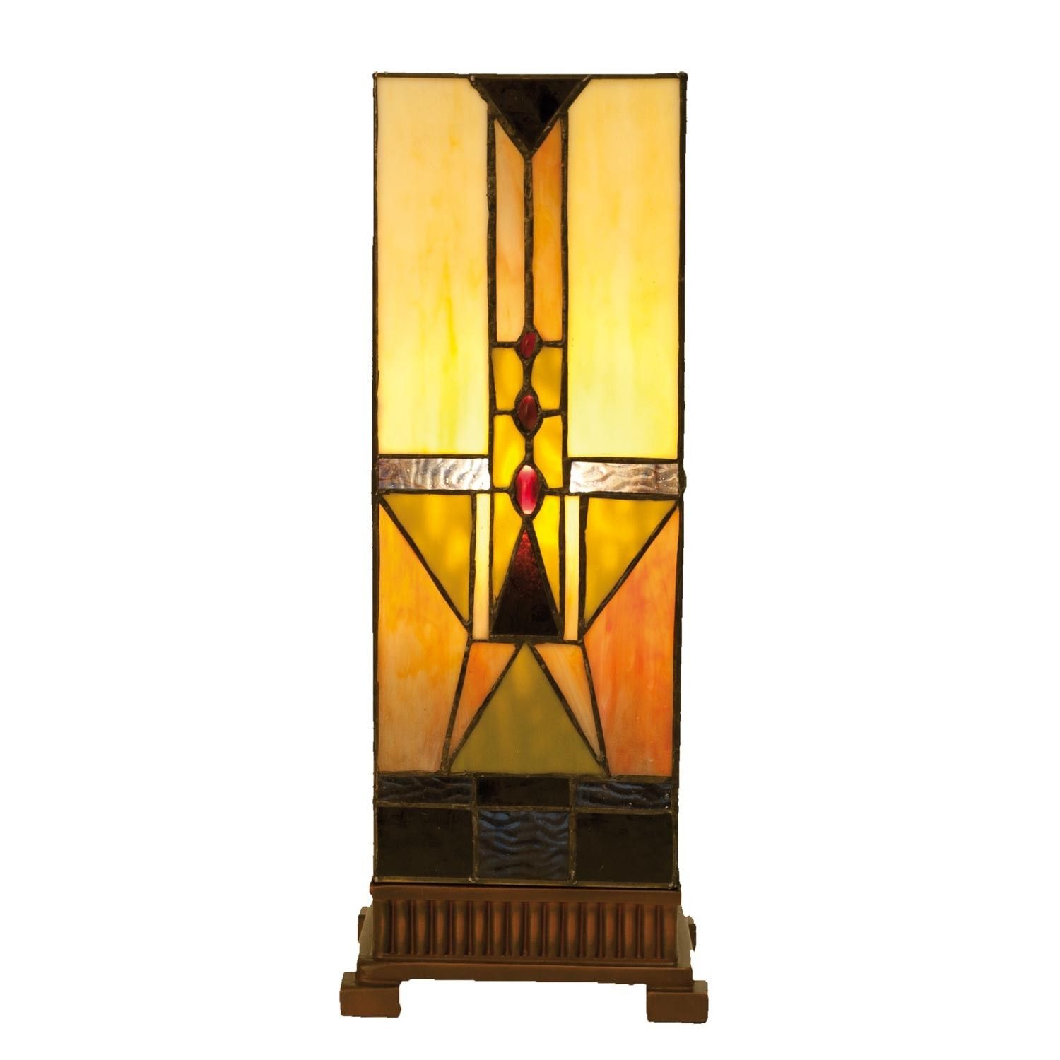 Stolní lampa Tiffany Cadence- 18*45 cm 1x E27 / max 60Watt Clayre & Eef - LaHome - vintage dekorace
