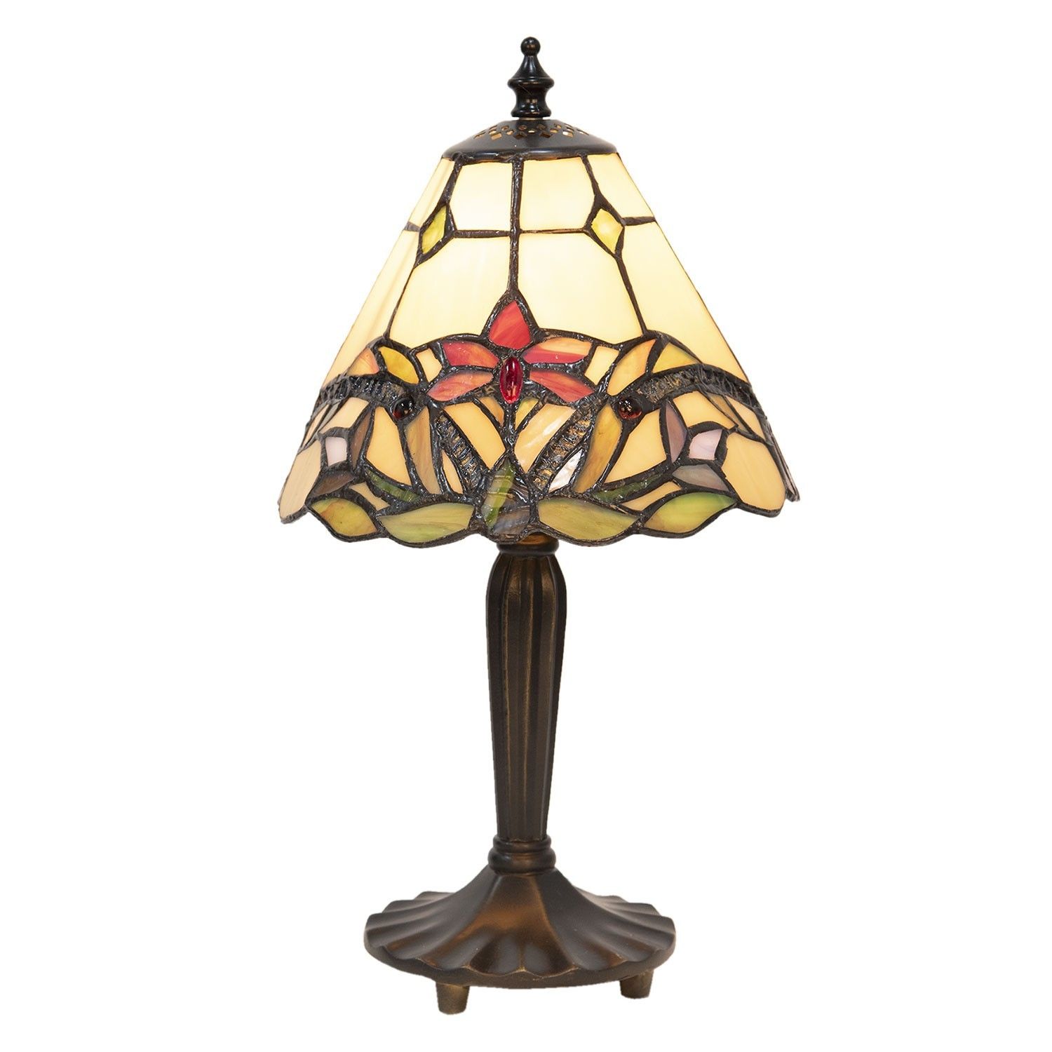 Stolní lampa Tiffany Colors - Ø 20*36 cm Clayre & Eef - LaHome - vintage dekorace