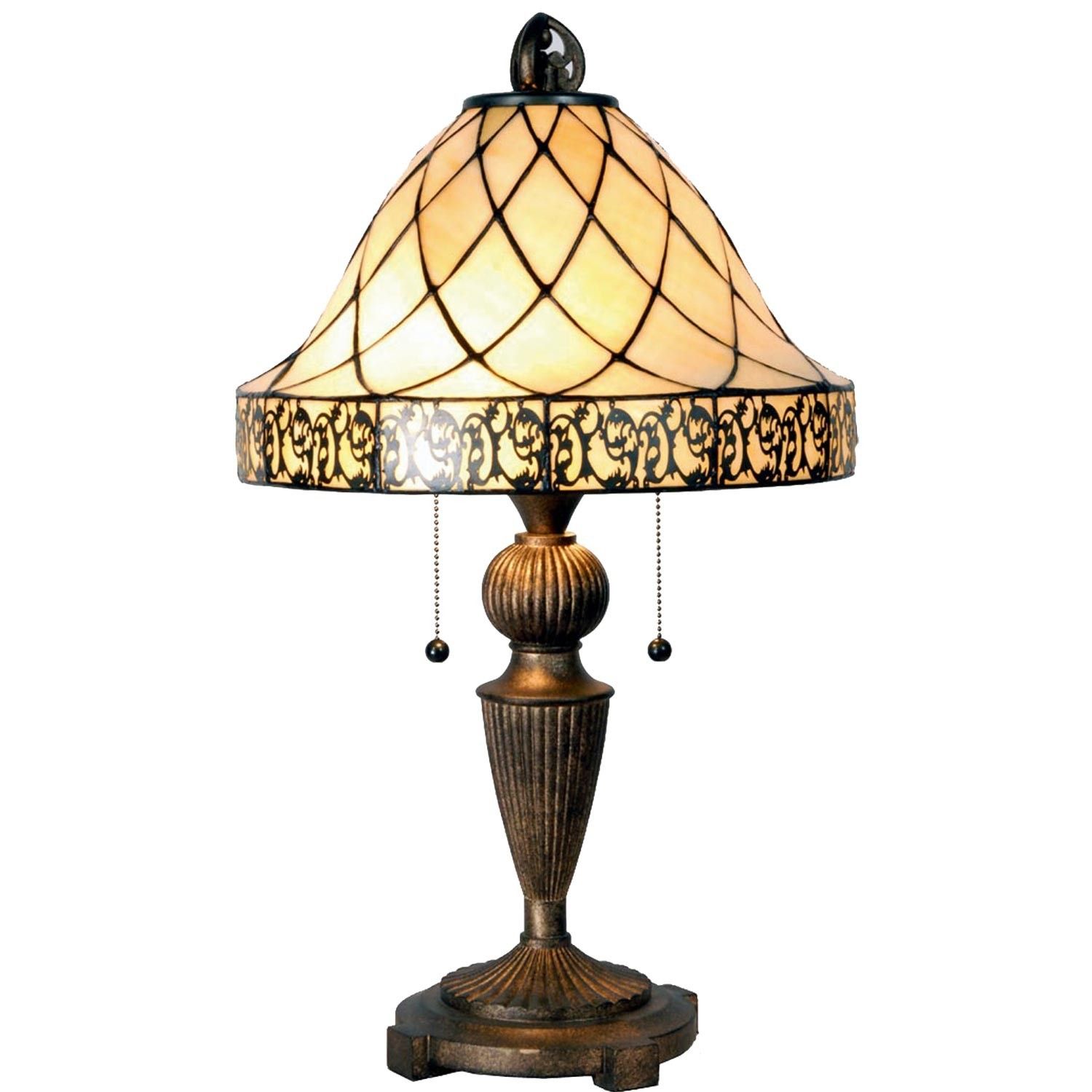 Stolní lampa Tiffany Filigree - Ø 36*62 cm Clayre & Eef - LaHome - vintage dekorace