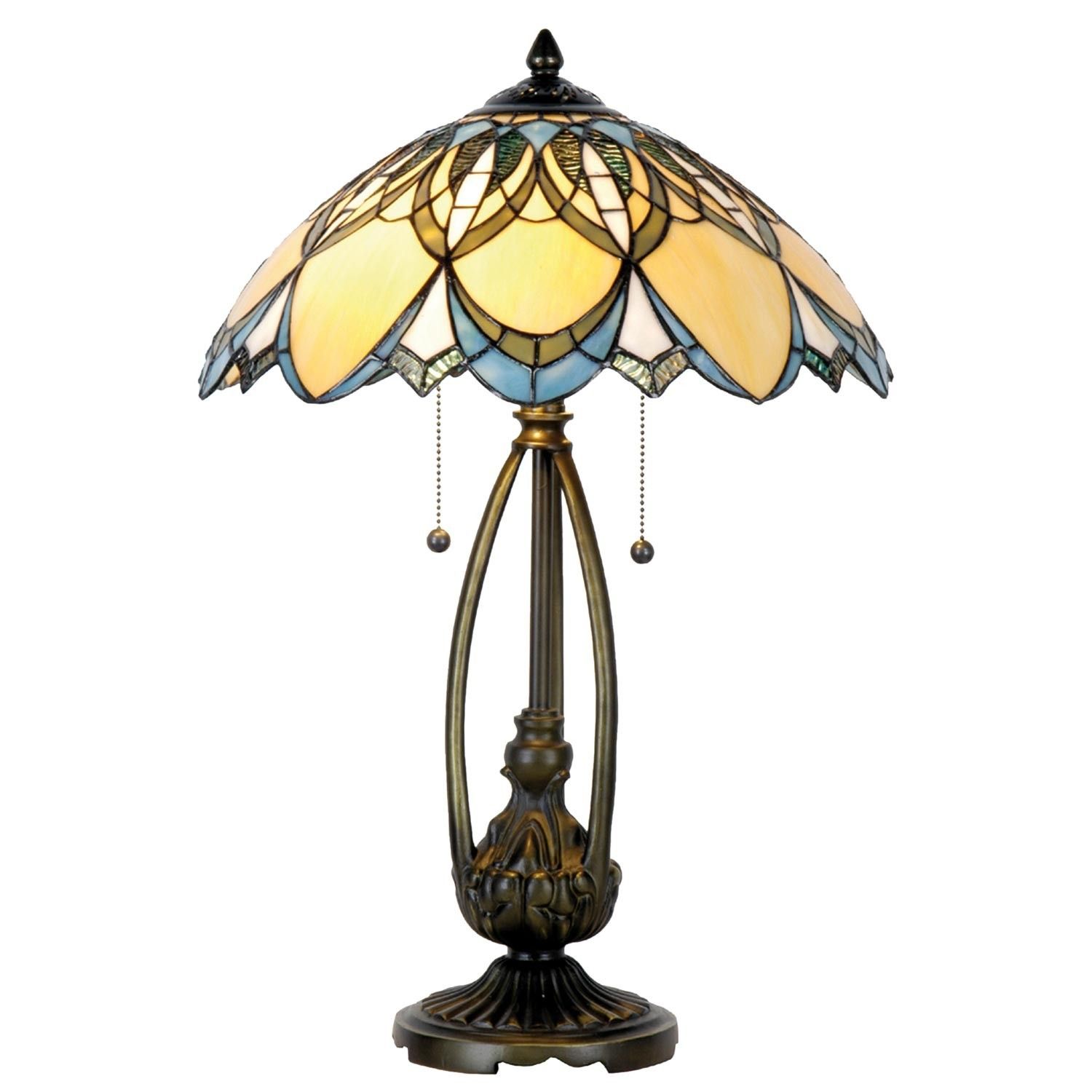 Stolní lampa Tiffany SUN - Ø 40*60 cm  Clayre & Eef - LaHome - vintage dekorace