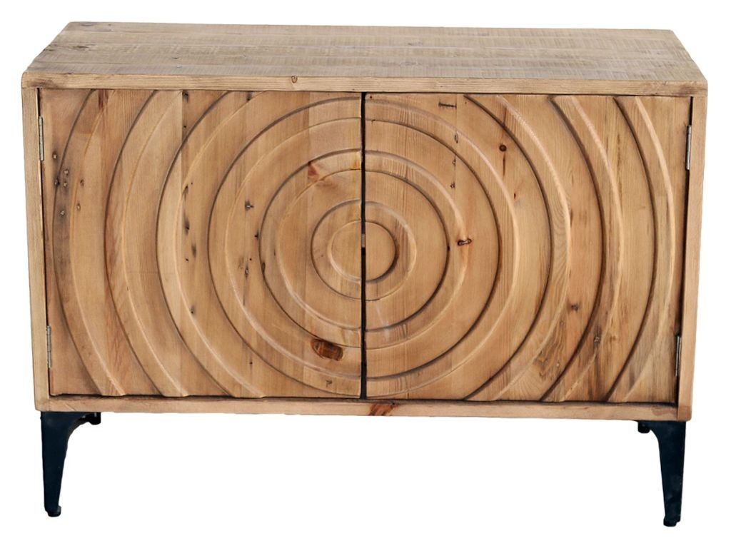 Přírodní dřevěná komoda Old Pine - 110*50*76cm - LaHome - vintage dekorace
