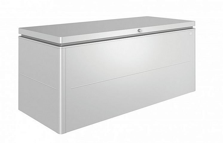 Biohort Designový účelový box LoungeBox (stříbrná metalíza) 160 cm (1 krabice) - i-zahradninabytek.cz