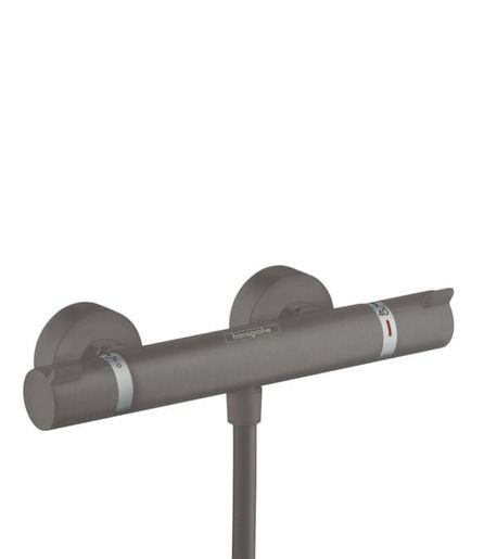 Sprchová baterie Hansgrohe Ecostat bez sprchového setu 150 mm kartáčovaný černý chrom 13116340 - Siko - koupelny - kuchyně