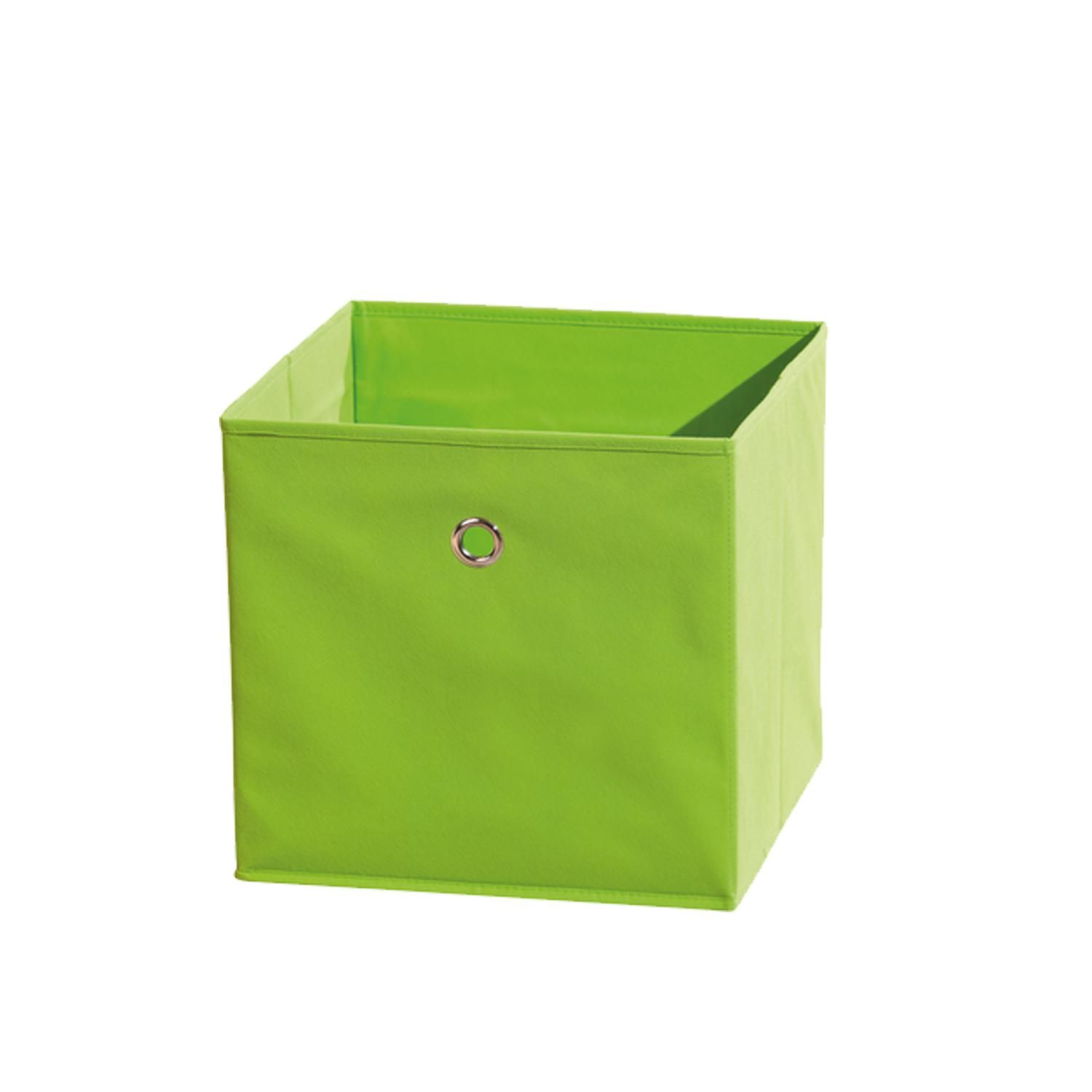 WINNY textilní box, zelený - IDEA nábytek