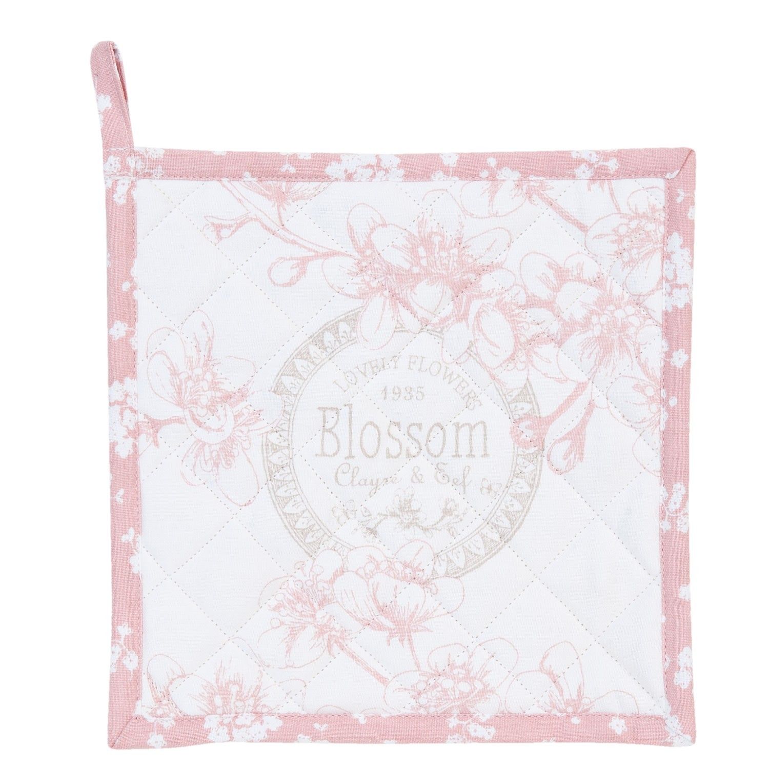 Chňapka - podložka Lovely Blossom Flowers - 20*20 cm Clayre & Eef - LaHome - vintage dekorace