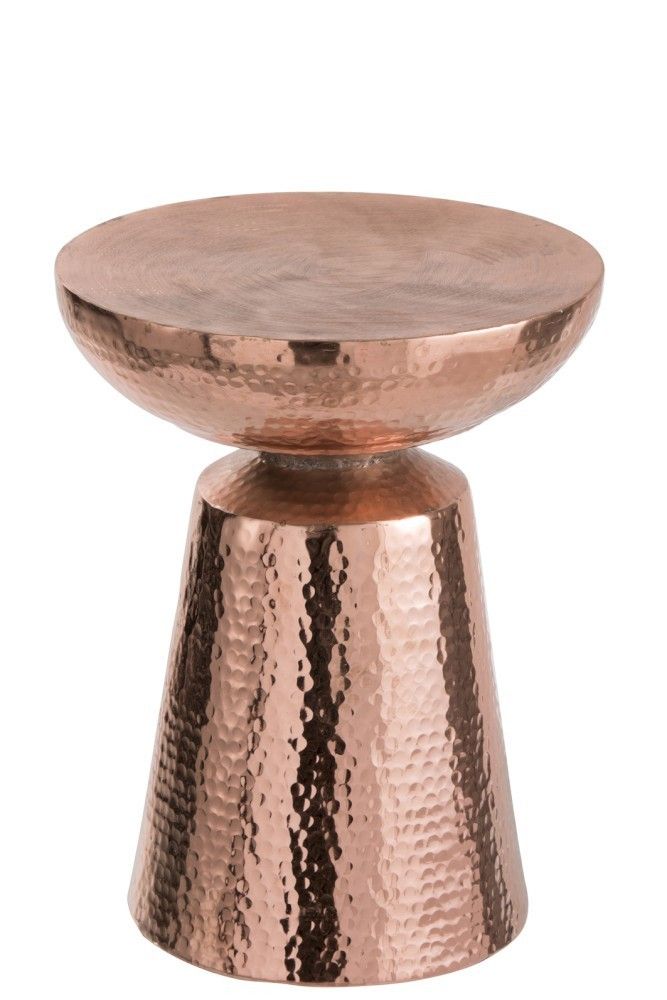 Odkládací stolek Copper Conical - Ø 37 * 47 cm - LaHome - vintage dekorace