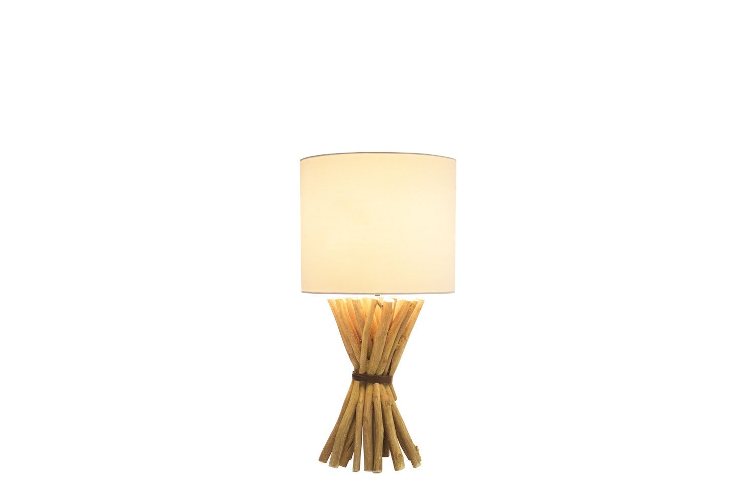 LuxD 24356 Designová stolní lampa Leonel 54 cm longan - Estilofina-nabytek.cz