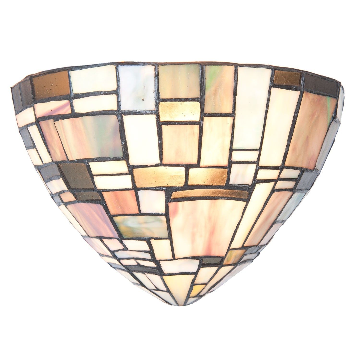 Nástěnná lampa Tiffany Frontiere - 30*16*18 cm / E14/40W Clayre & Eef - LaHome - vintage dekorace