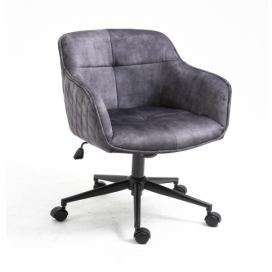 LuxD Kancelářská židle Natasha tmavě šedá