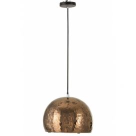 Bronzové keramické stropní světlo Globe bronze - Ø 30*132 cm J-Line by Jolipa