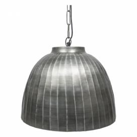 Kovové stropní svítidlo Industrial Zilver - Ø 45*42 cm E27*1 Clayre & Eef