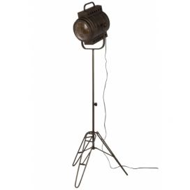 Černá kovová stojací lampa Industrial - 60*50*170cm J-Line by Jolipa