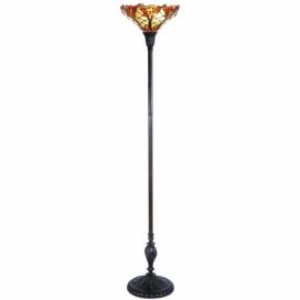 Stojací lampa Tiffany - Ø 36*175 cm 1x E27 / Max 60 Watt Clayre & Eef