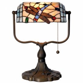 Stolní lampa Tiffany - 27*20*36 cm 1x E27  Clayre & Eef