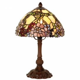Stolní lampa Tiffany - Ø 22*32 cm 1x E14 Clayre & Eef