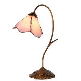Stolní lampa Tiffany - Ø 31*48 cm 1x E14 Clayre & Eef