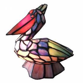 Stolní lampa Tiffany Bird - 24*19*31 cm Clayre & Eef
