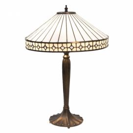 Stolní lampa Tiffany Small Diamand - Ø 40*58 cm Clayre & Eef