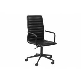 Dkton Designová kancelářská židle Narina černá