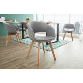 LuxD Designová židle Colby šedá