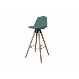 Dkton Designová pultová židle Nerea mrazivá zelená