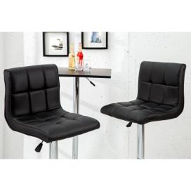 LuxD Barová židle Modern Black - Skladem (RP)