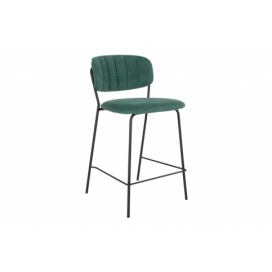 Norddan Designová barová židle Rosalie zelená