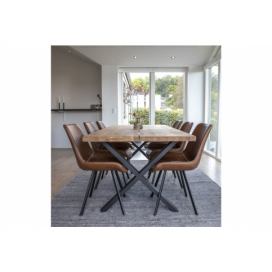Norddan Designový jídelní stůl Finnegan, světlý dub