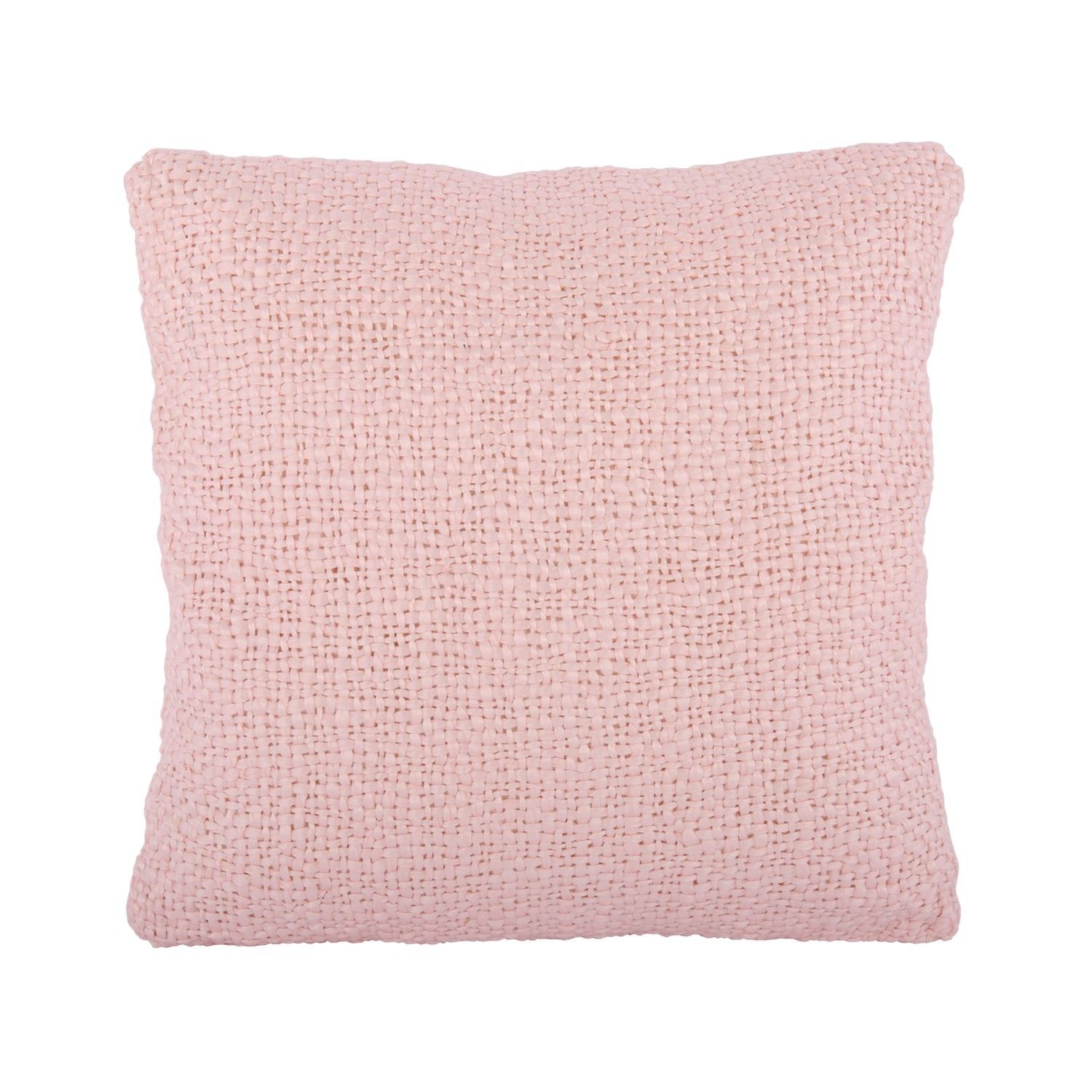 Růžový polštář s výplní Ibiza blush pink - 45*45cm Collectione - LaHome - vintage dekorace