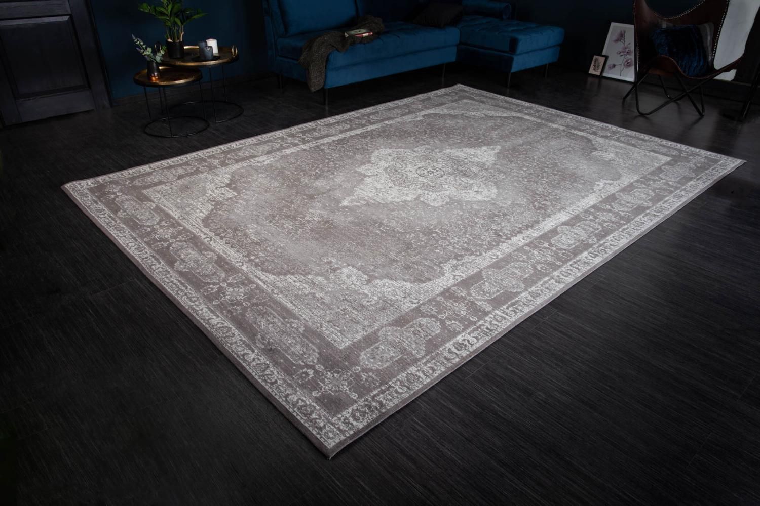 LuxD Designový koberec Rex 350 x 240 cm světle šedý - Estilofina-nabytek.cz