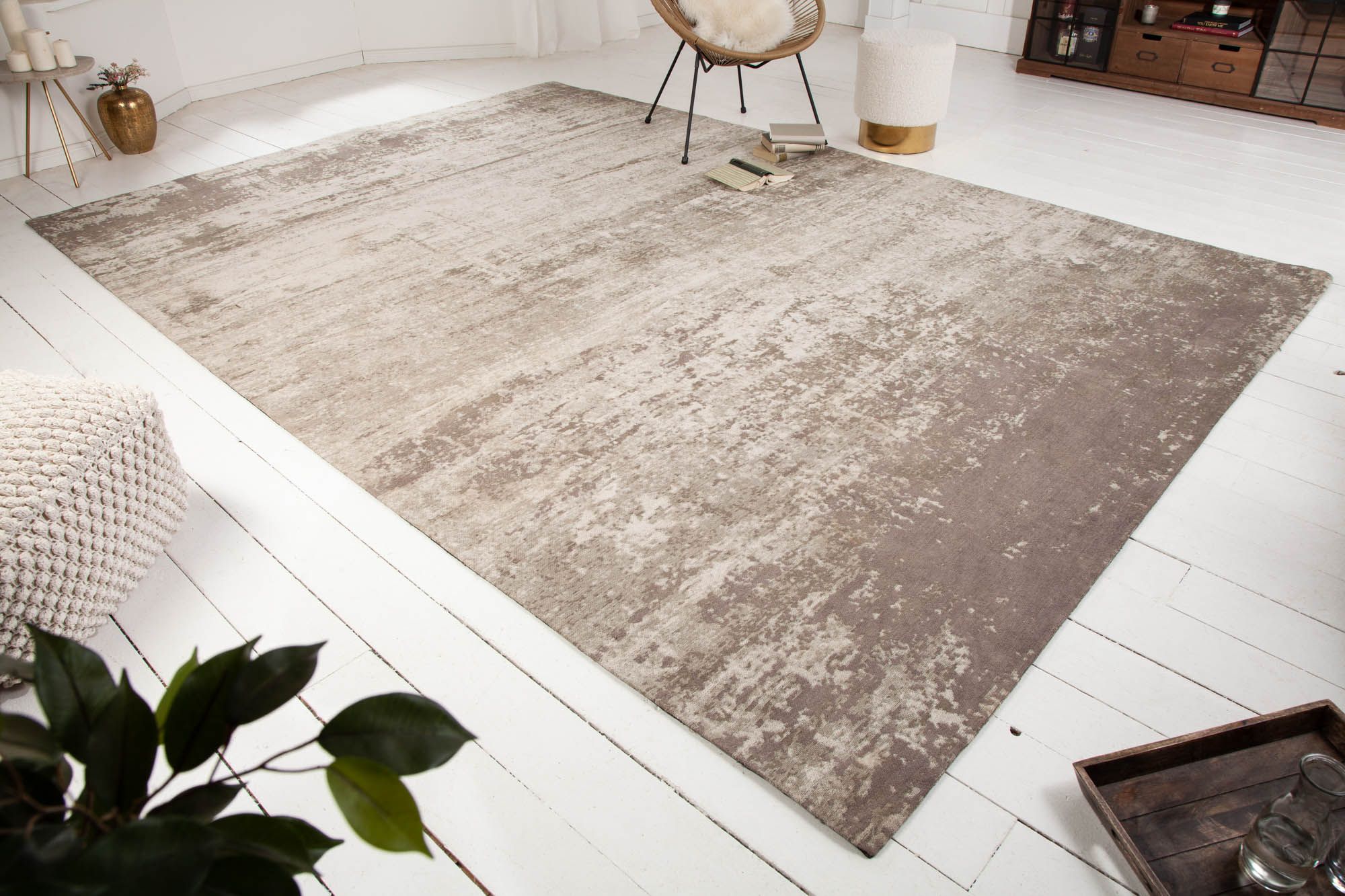 LuxD Designový koberec Rowan 350 x 240 cm béžovo-šedý - Estilofina-nabytek.cz
