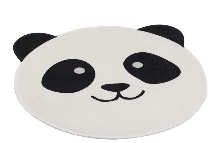Černo-bílý kobereček Panda - 70*67 cm J-Line by Jolipa - LaHome - vintage dekorace