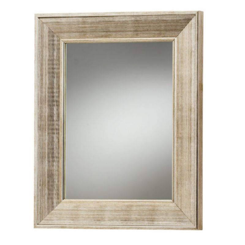 Nástěnné zrcadlo v dřevěném rámu 40x50cm - Novaline.cz