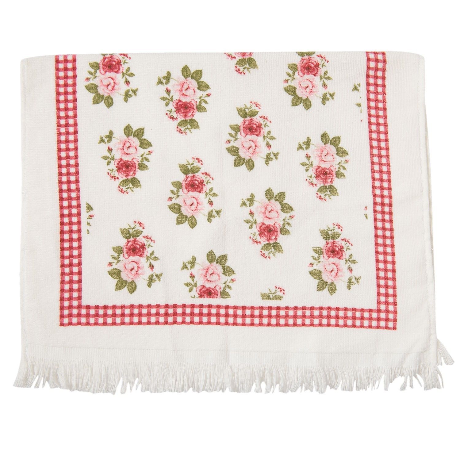Kuchyňský froté ručník Garden of Roses - 40*60 cm Clayre & Eef - LaHome - vintage dekorace