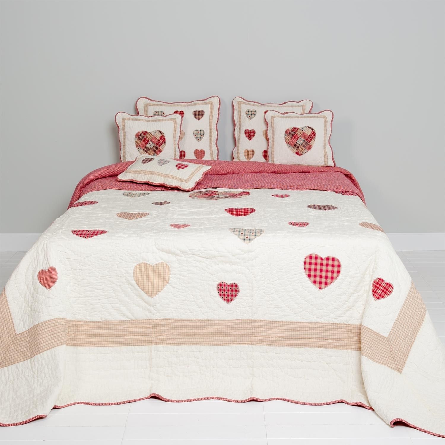 Přehoz na dvoulůžkové postele Quilt 060 - 180 * 260 cm Clayre & Eef - LaHome - vintage dekorace
